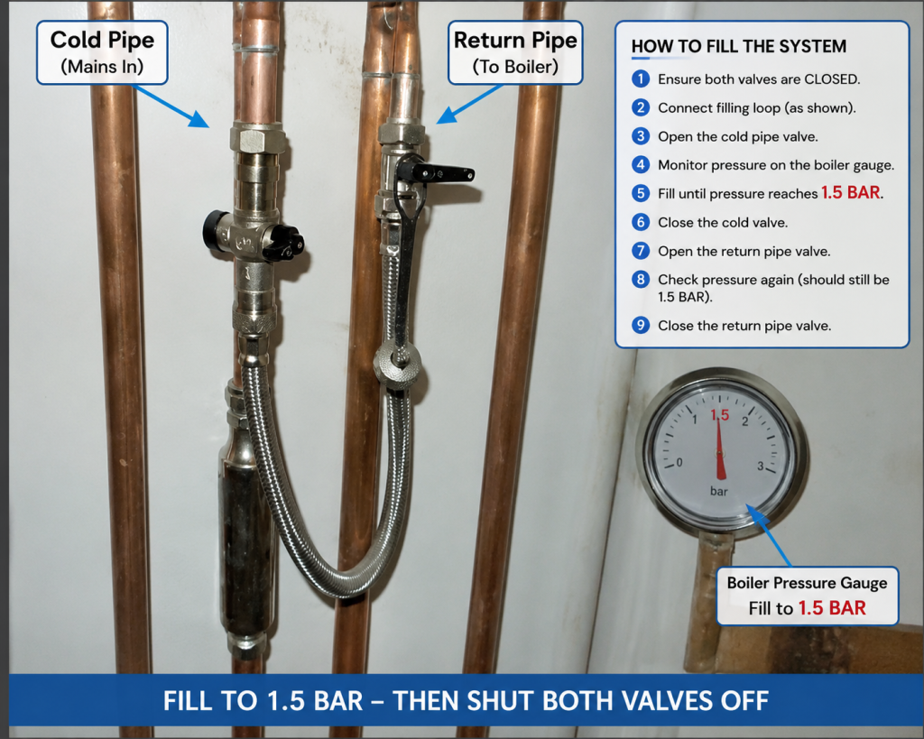 How To Repressurise A Boiler