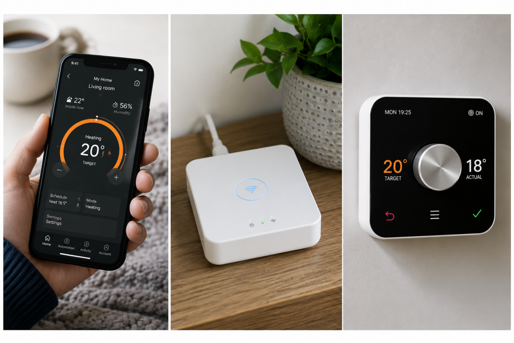 Smart thermostat hive