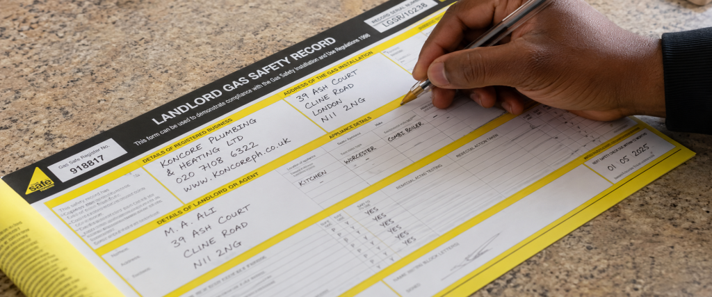 Landlord Gas Safety Certificate (CP12) North London Landlord gas safety Certificate - North London